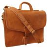 Light Brown Mini Marrakech Satchel With Strap on White Background