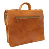 Back of Light Brown Marrakech Mini Satchel With Zip on White Background