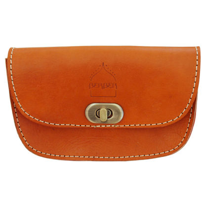 Picture of Leather Belt Pouch in Light Brown