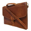 Picture of Leather Satchel in Brown