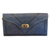 Picture of Limited Edition Leather Tri-Fold Purse Steel Blue