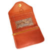 Picture of Small Leather Tri-Fold Purse Light Brown