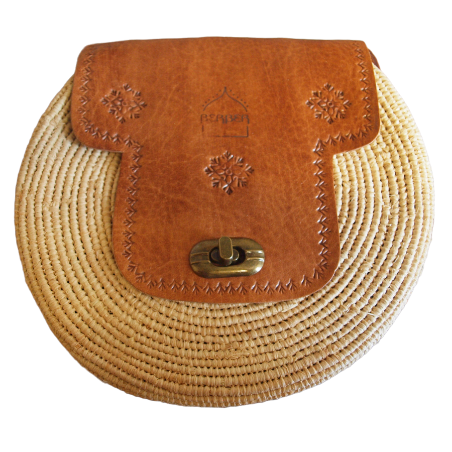Picture of The Safi Rattan Round Bag - Tight Weave