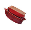 Picture of The Temara Embossed Saddle Bag in Red
