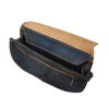 Picture of The Temara Embossed Saddle Bag in Navy Blue