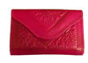 Picture of Small Leather Tri-Fold Purse Pink