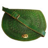 Picture of The Temara Embossed Saddle Bag in Green