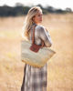 Picture of The Safi Large Rattan Beach Tote