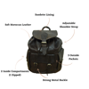 Picture of The Larache Large Rucksack in Dark Brown