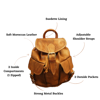 Picture of The Larache Small Rucksack in Tan