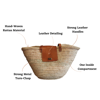 Picture of The Safi Large Rattan Beach Tote