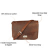 Picture of The Kenitra Cross-Body Bag in Dark Brown