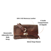 Picture of The Kenitra Soft Cross-Body Bag in Dark Brown