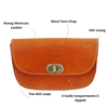 Picture of Leather Belt Pouch in Light Brown