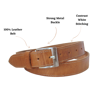 Picture of Tan Leather Belt - Narrow Width